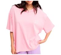 Roxy - Women's Talloversize Washed - T-Shirt, Gr. XXL, rosa (Plumeria)