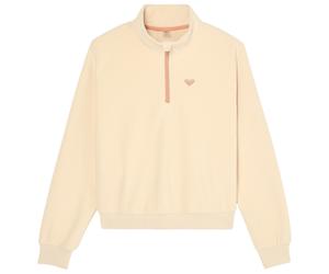 Roxy - Women's Waves Of Warmth Half Zip - Fleecepullover, Gr. XS, beige (Biscotti)