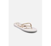 Roxy Damen Viva Sparkle Sandale, White/Champagne, 40 EU