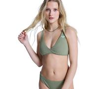 Triangel-Bikini-Top ROXY "Roxy Love Elongated Tri", Damen, Gr. S, Cup B, oil grün, Obermaterial: 91% Nylon, 9% Elasthan;, Bikini-Oberteile (31609725-S) oil grün