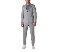 ROY ROBSON Anzug Herren Slim Fit Jersey grau, 48