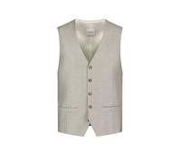ROY ROBSON Weste Herren V-Ausschnitt Schurwoll-Stretch braun, 46