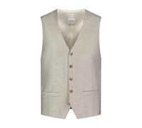Anzugweste ROY ROBSON "Slim Fit", Herren, Gr. 48, braun, 54% Schurwolle, 43% Viskose, 3% Elasthan, unifarben, elegant, Westen (20258220-48) braun