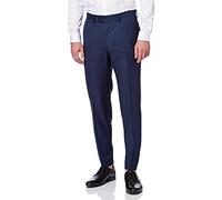 Roy Robson Herren Anzughose Shape Fit Bundfalten Blau (Marine 18) W36/L34 (Gr. 52)