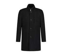 ROY ROBSON Mantel Herren Stehkragen Mikrofaser schwarz, 50 (M)