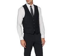 Roy Robson Herren Slim Anzugweste, Schwarz (Schwarz 1), 102