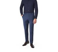 ROY ROBSON Hose Herren Slim Fit Schurwoll-Stretch blau, 54