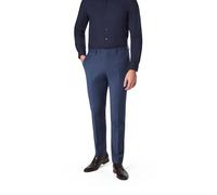 ROY ROBSON Hose Herren Slim Fit Schurwoll-Stretch blau, 58