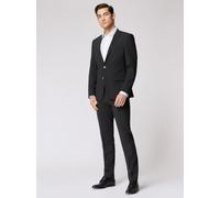 Hosenanzug ROY ROBSON "2-teilig", Herren, Gr. 52, Normalgrößen, grau (dunkelgrau), 44% Wolle, 54% Polyester, 2% Elasthan, Anzüge (41945615-52) dunkelgrau