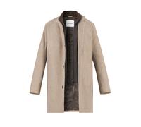ROY ROBSON Mantel Herren Stehkragen Mikrofaser beige, 50 (M)