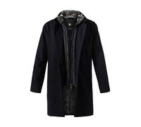 ROY ROBSON Mantel Herren Stehkragen Mikrofaser blau, 27