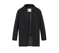 ROY ROBSON Mantel Herren Stehkragen Mikrofaser schwarz, 56 (XXL)