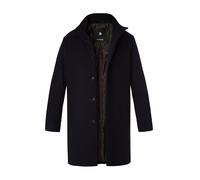 ROY ROBSON Mantel Herren Stehkragen Wolle blau, 56 (XXL)