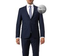 ROY ROBSON Sakko Herren Extra Slim Fit Reverskragen Schurwoll-Stretch blau, 94