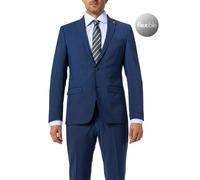 ROY ROBSON Sakko Herren Extra Slim Fit Reverskragen Schurwoll-Stretch blau, 98