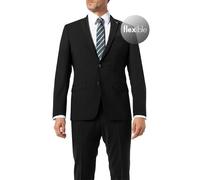 ROY ROBSON Sakko Herren Extra Slim Fit Reverskragen Schurwoll-Stretch schwarz, 44