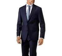 ROY ROBSON Sakko Herren Regular Fit Reverskragen Schurwoll-Stretch blau, 52