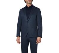 ROY ROBSON Sakko Herren Slim Fit Jersey blau, 56