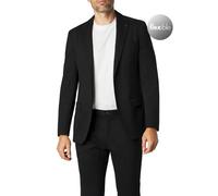 ROY ROBSON Sakko Herren Slim Fit Jersey schwarz, 110
