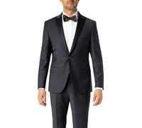 ROY ROBSON Sakko Herren Slim Fit Reverskragen Schurwoll-Stretch blau, 26