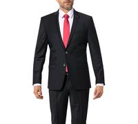 Roy Robson Anzugsakko Herren Slim Fit Schurwolle schwarz, 52