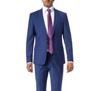 ROY ROBSON Sakko Herren Slim Fit Schurwoll-Stretch blau, 46