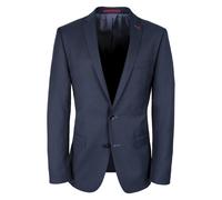 ROY ROBSON Sakko Herren Slim Fit Reverskragen Schurwolle blau, 54