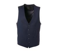 ROY ROBSON Weste Herren Slim Fit V-Ausschnitt Schurwolle blau, 48