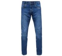 Royal Blue Used Jeans Hose "MELVIN" Slim Fit Cotton-Stretch 32W/32L