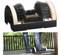 Royal Gardineer Schuhbürste: Schuhputzer mit robuster Rundum-Bürste für Garten- und Arbeitsschuhe (Schuhputzer Outdoor, Schuhabstreifer, außen)
