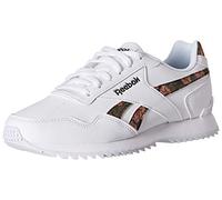 Reebok Damen Royal Glide Ripple Clip Sneaker, White/Terrain Grey/White, 37.5 EU