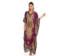 Royal Kurta Looking Glam New Ladies Oversized Maxi Kimono Kaftan Tunic Kaftan Dress Free Size