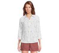 Royal Robbins Damen Expedition Pro 3/4 Ärmel, Elfenbeinfarbener Caswell-Druck, X-Large