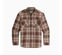 Royal Robbins Snowcap Lined Flannel LS Seal Brown M