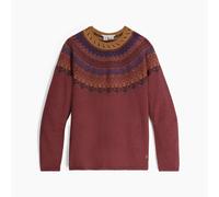 Royal Robbins Westlands Fairisle Crew W Wild Rhubarb XL