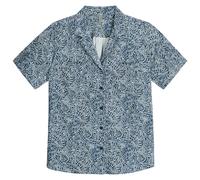 Royal Robbins - Women's Spotless Evolution Meadow S/S - Bluse, Gr. M, grau (DeepBlueBriarPt)