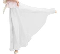 ROYAL SMEELA Bauchtanz Hose für Frauen 361 Grad Bauchtanz röcke Damen Bauchtanz Outfits Bauchtänzerin Hose Rock Sexy Bauchtanz Übungskleidung Zweischichtige Chiffon Rock Hose Bauchtanz Hosen lang