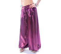 ROYAL SMEELA Satin Bauchtanz Haremshose Damen Bauchtanz Kostüm Pumphose Für Bauchtanz ATS Tribal Tanzhose Bauchtanz Hose Lang Tanzen Laternenhosen für Frauen Stammeshose Haremshosen für Damen