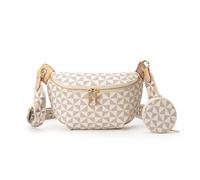 ROYALBAIDE Crossbody-Sling-Tasche für Damen, Umhängetasche mit verstellbarem Riemen, Brusttasche, Bauchtasche, trendige karierte Gürteltasche für den täglichen Einkauf und Reisen