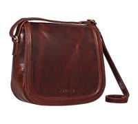 ROYALZ 'Maryland' Vintage Leder Handtasche Frauen Mittel-groß - elegante Schultertasche Damen Echtleder - Vintage Ledertasche perfekt für Freizeit Ausgehen City Ausflüge, Farbe:Roma Cognac Braun