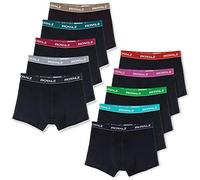 ROYALZ Unterhosen Herren Boxershorts Men 10er Pack klassisch für Sport und Freizeit, 10er Pack (95% Baumwolle / 5% Elasthan), Größe:XXL, Farbe:Set 031 (10er Pack - Mehrfarbig)