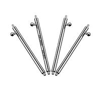 RoYiio 4 Stück Quick Release Riemen Zubehör Premium-Edelstahl Federstege 22mm Spring Bar 1,80mm Ø für Bandverbindung Uhren Armbänder