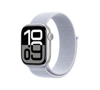 RP// Apple Watch S10 Aluminium 46mm Silber (Sport Loop blaue Wolke)