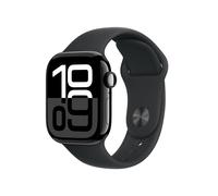 RP// Apple Watch S10 Aluminium Cellular 46mm Diamantschwarz (Sportarmband schwarz) S/M