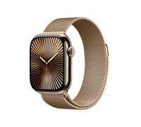 RP// Apple Watch S10 Titan Gold Cellular 46mm (Milanaise Armband gold) S/M