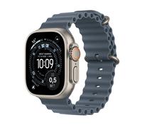 RP// Apple Watch Ultra 3 GPS + Cellular 49mm Natur Titanium Case mit Maritimblau Ocean Band