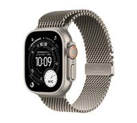 RP// Apple Watch Ultra 3 GPS + Cellular 49mm Natur Titanium Case mit Natur Titanium Milanese Loop - Small