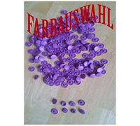 RP_Handel 50 Nähfrei KAM Snaps Druckknöpfe MATT, T5 = 12,5 mm Nachfüllpack Farbauswahl (B41-Pflaume)