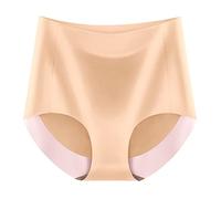 Rpporm Bauch Weg Unterhosen Damen Hoher Taille Slip Seamless Slips Unterwäsche Frauen Nahtlose Panty High Waist Taillenslip Weich Stretch Atmungsaktive Panties