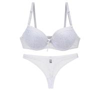 Rpporm Damen Spitzen Push Up BH Set BH und Slip Spitze Dessous Sets Große Größen Lace Bra Panty Unterwäsche Lingerie Set für Frauen Komfort BH Daily Wear Bra